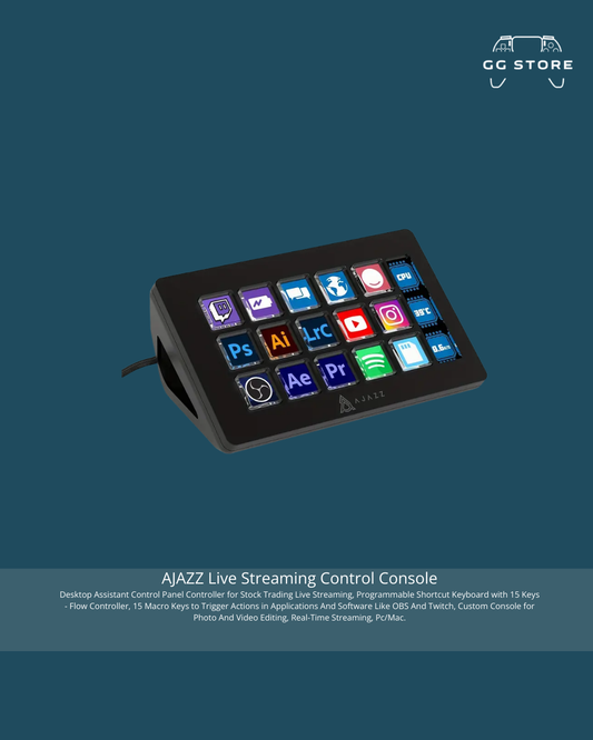 AJAZZ Live Streaming Control Console (AKP153E)-Black