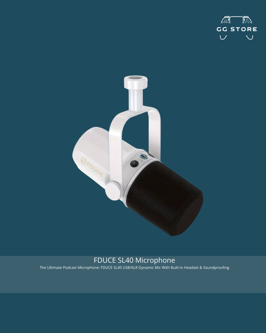 FDUCE SL40 USB/XLR Dynamic Microphone-White