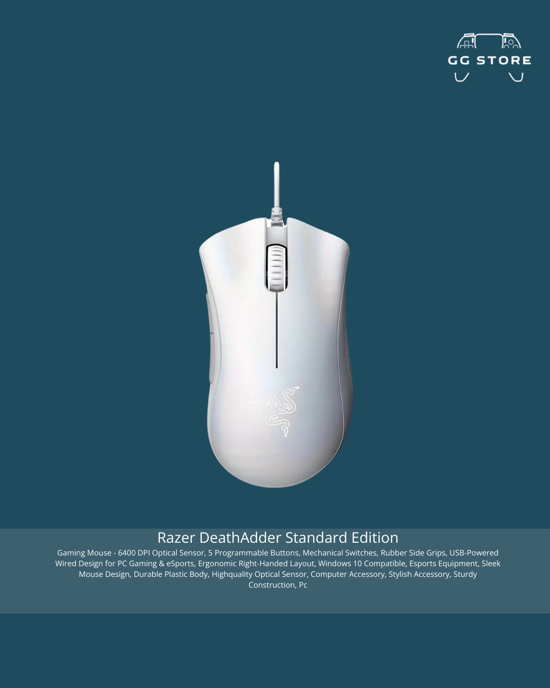 Razer DeathAdder Standard Edition-White