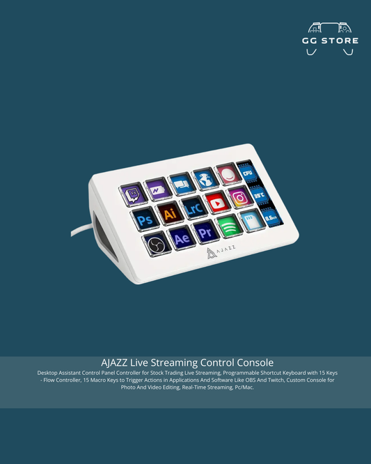 AJAZZ Live Streaming Control Console (AKP153E)-White