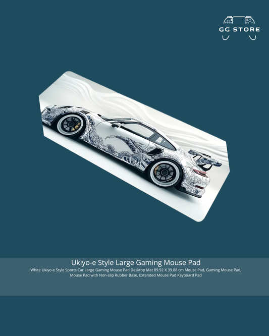 Ukiyo-e Style Large Gaming Mouse Pad
