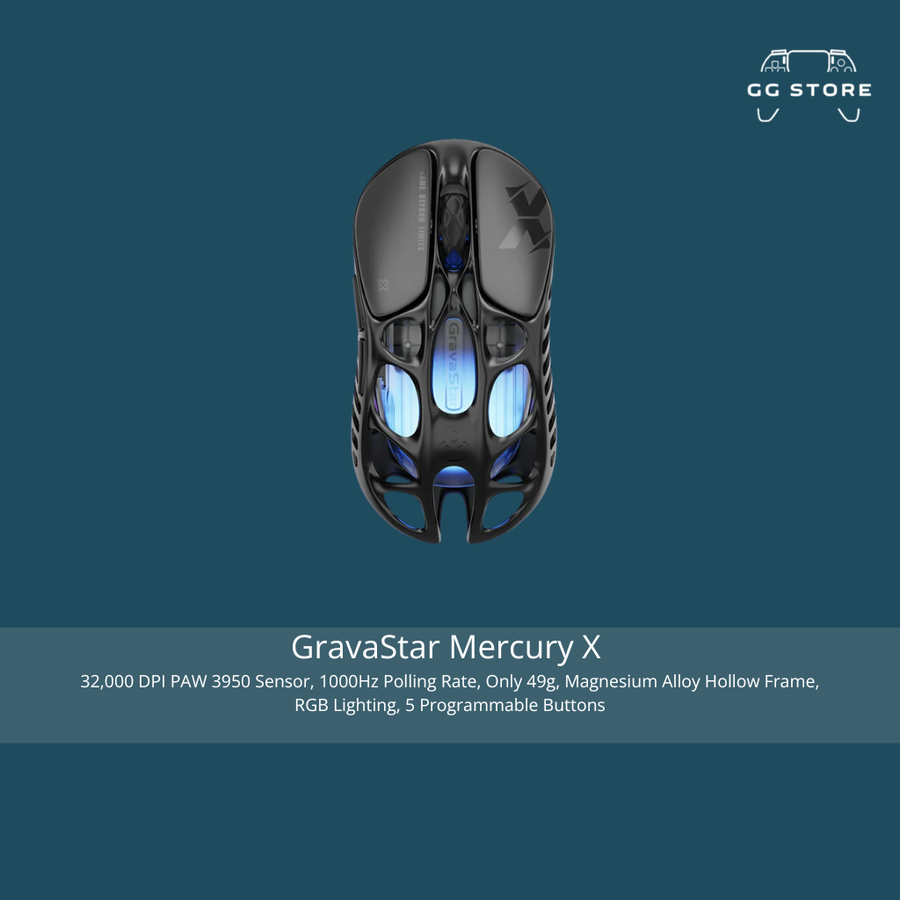 ماوس الألعاب اللاسلكي GravaStar Mercury X