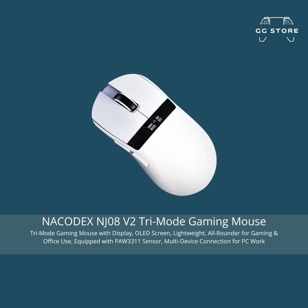 NACODEX NJ08 V2 Tri-Mode Gaming Mouse