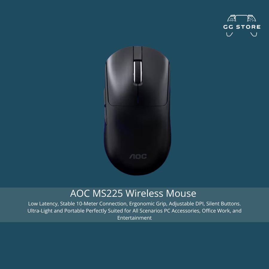 ماوس AOC MS225 اللاسلكي - أسود