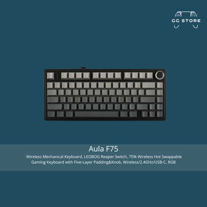 Aula F75 Mechanical Gaming Keyboard - Reef Black
