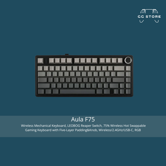 Aula F75 Mechanical Gaming Keyboard - Reef Black