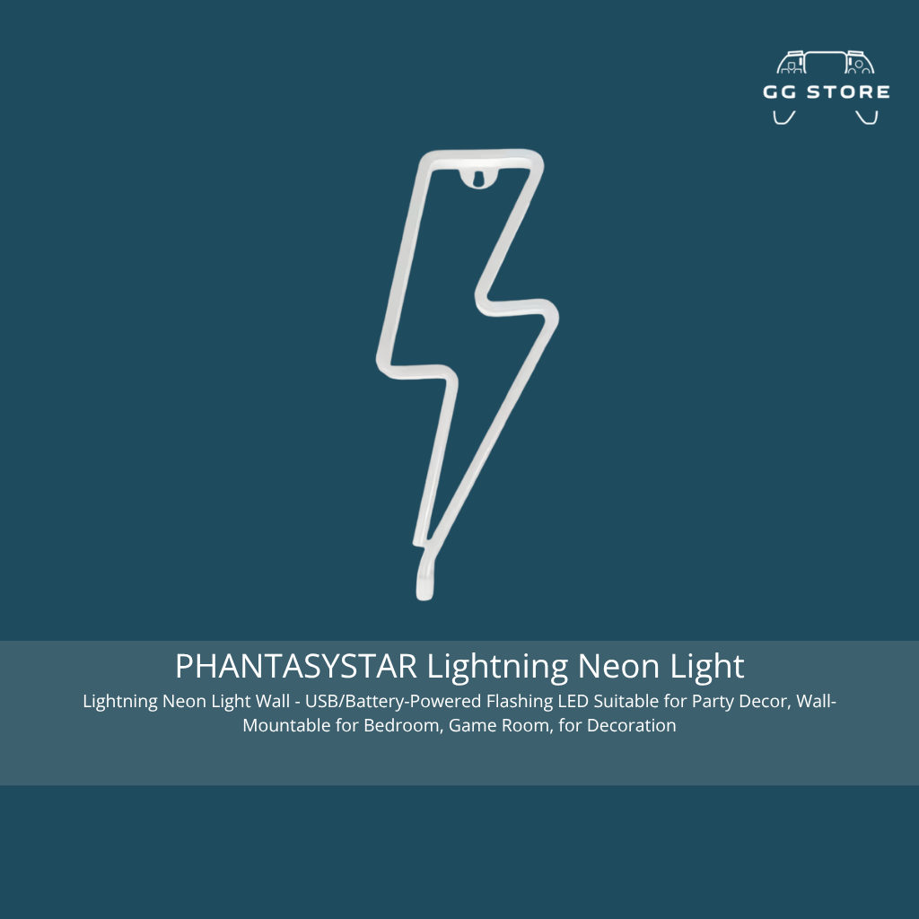 PHANTASYSTAR Lightning Neon Light - Warm White