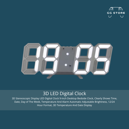 3D LED Digital Clock