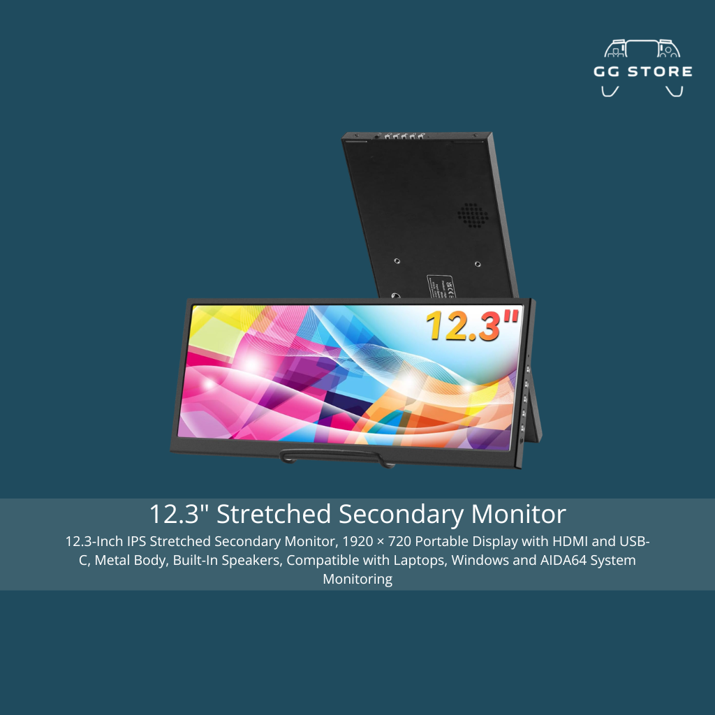 12.3" IPS Stretched Secondary Monitor