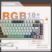 YUNZII B75 Pro Mechanical Keyboard - Grey