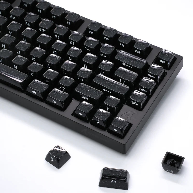 ATTACK SHARK SK03 Crystal Keycaps 136 Keys - Black
