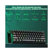 AULA WIN60 HE Wired Magnetic Gaming Keyboard- Black