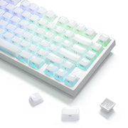ATTACK SHARK SK03 Crystal Keycaps 136 Keys - White