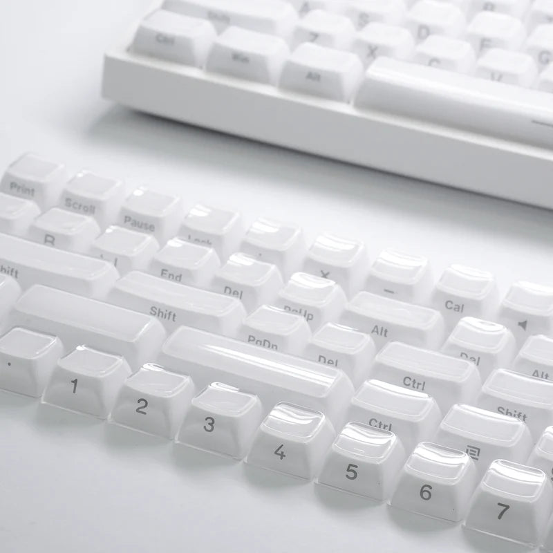 ATTACK SHARK SK03 Crystal Keycaps 136 Keys - White