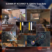 لوحة مفاتيح Attack Shark X68 HE Magnetic Switch - أسود