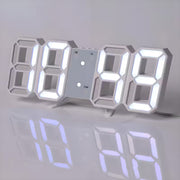 ساعة رقمية LED ثلاثية الأبعاد