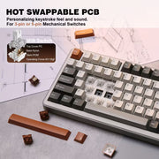 YUNZII B75 Pro Mechanical Keyboard - Grey