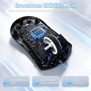 ATTACK SHARK X11 PRO V2 Wireless Gaming Mouse - White