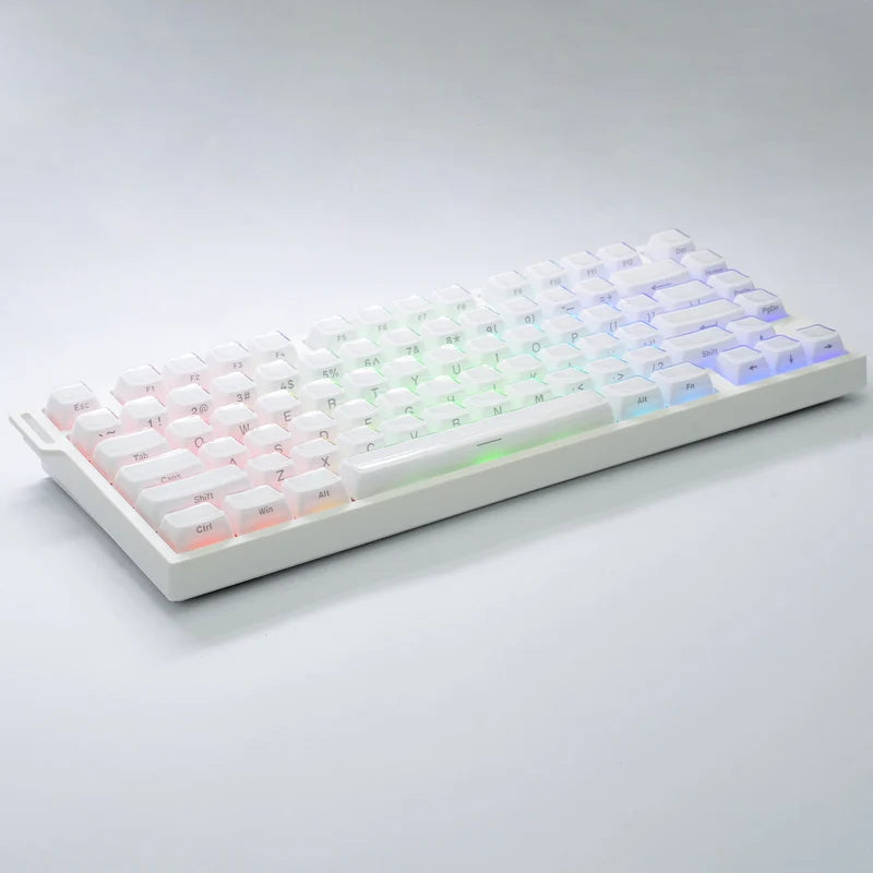 ATTACK SHARK SK03 Crystal Keycaps 136 Keys - White