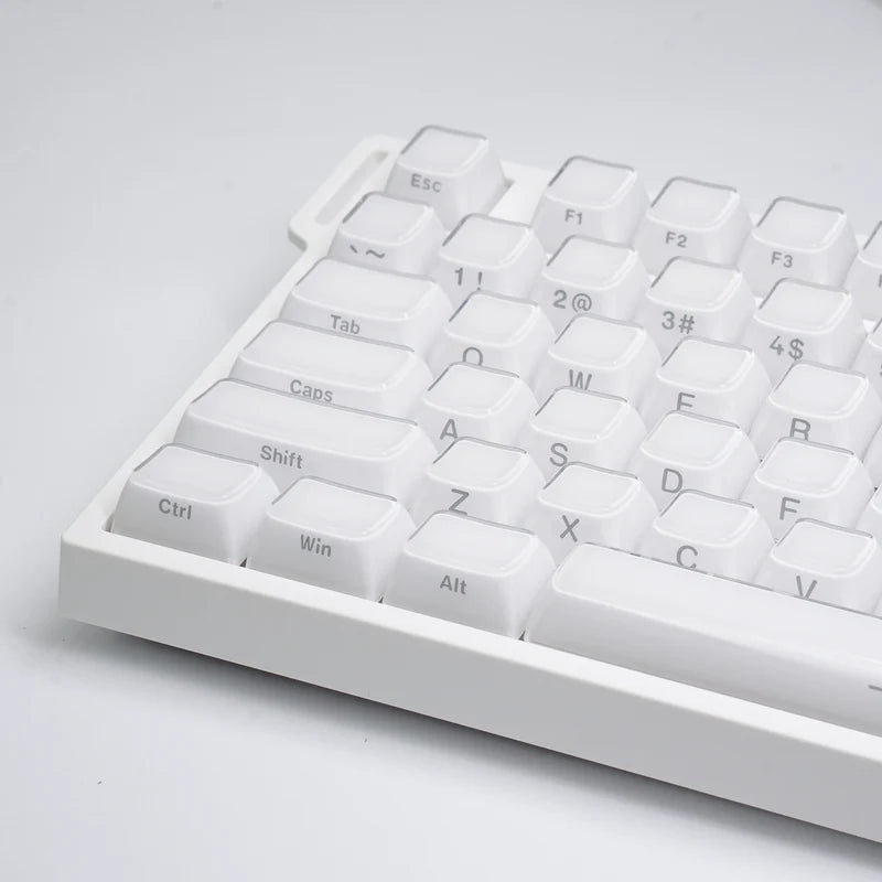 ATTACK SHARK SK03 Crystal Keycaps 136 Keys - White