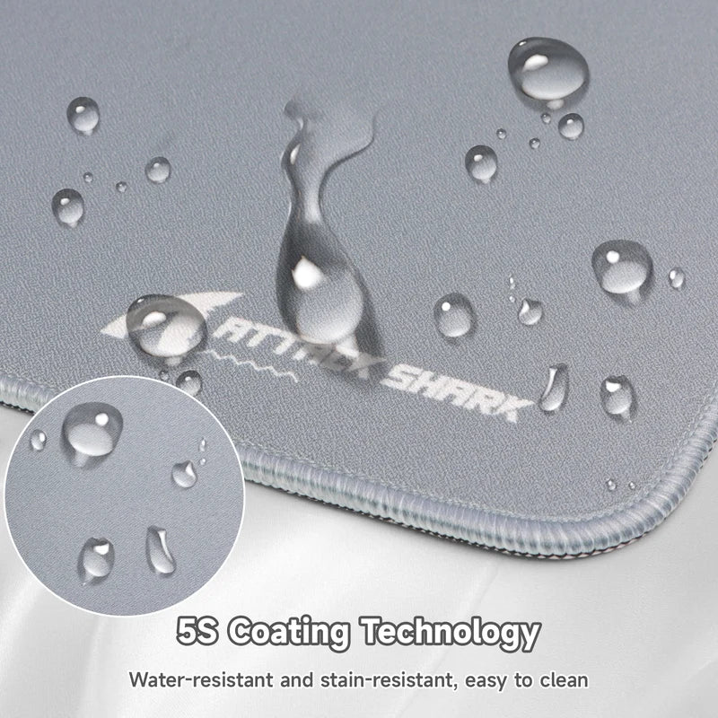 ATTACK SHARK CM02PRO Large Gaming Mouse Pad - Grey