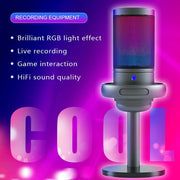 Used ME6S RGB USB Condenser Gaming Microphone - Perfect Condition