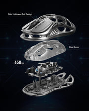 ماوس الألعاب اللاسلكي GravaStar Mercury M1 Pro