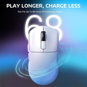ATTACK SHARK X3 PRO 8K Wireless Mouse - White