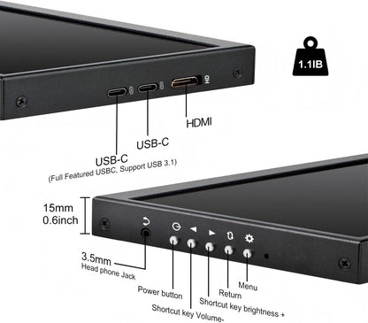 12.3" IPS Stretched Secondary Monitor