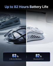 ماوس الألعاب اللاسلكي Gravastar Mercury M2 - أبيض