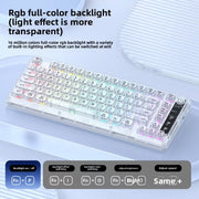 لوحة مفاتيح Key On Fly F82 ثلاثية الأوضاع وشفافة