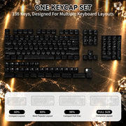 ATTACK SHARK SK03 Crystal Keycaps 136 Keys - Black