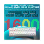 AULA WIN60 HE Wired Magnetic Gaming Keyboard- White