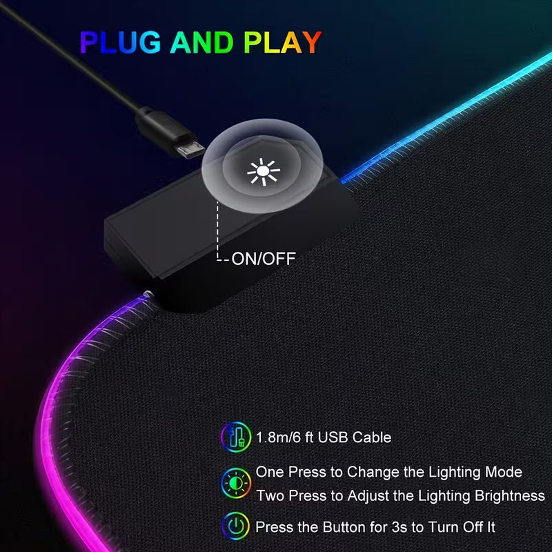 RGB Gaming Mouse Pad