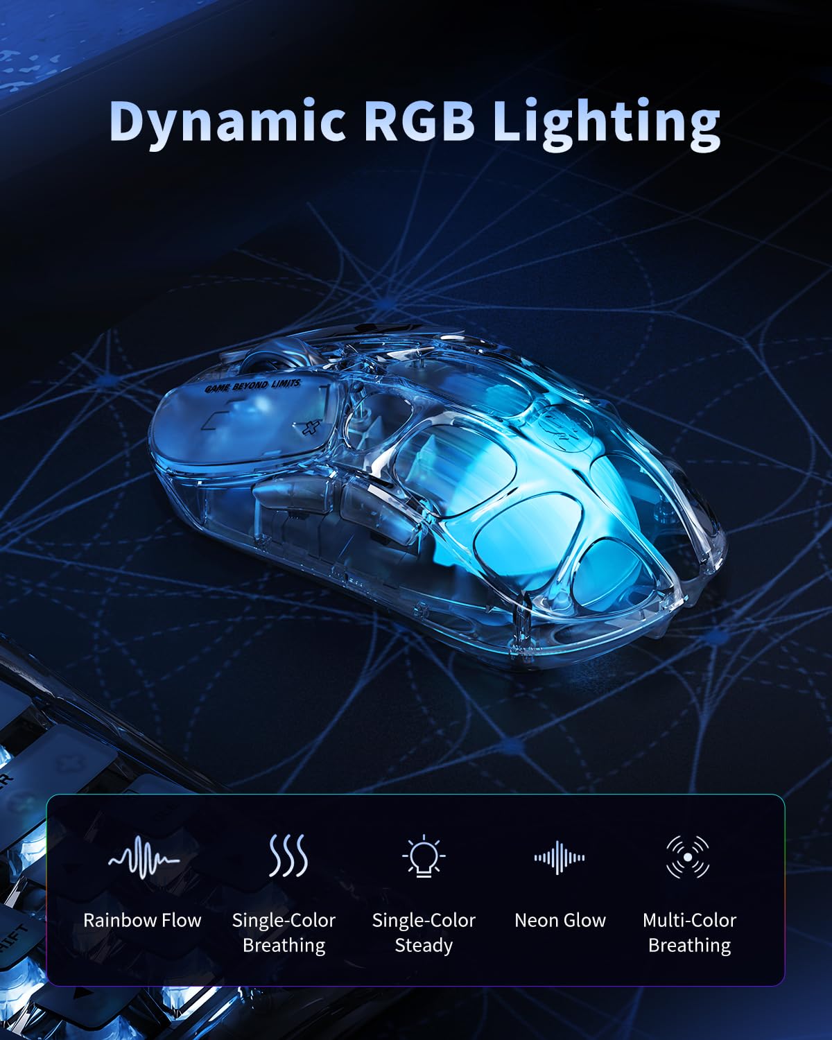 GravaStar Mercury X Air 8K Wireless Gaming Mouse