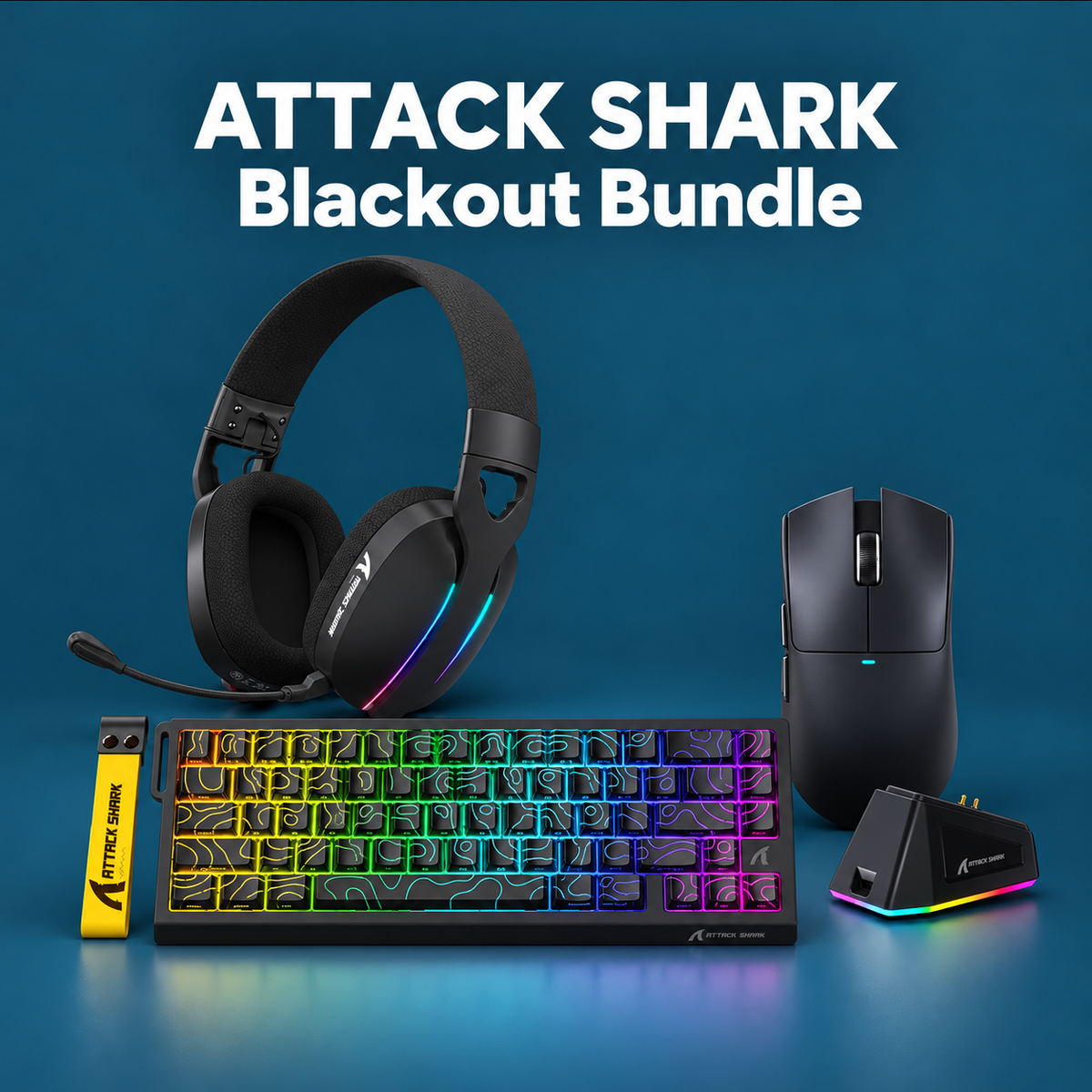 ATTACK SHARK Blackout Bundle