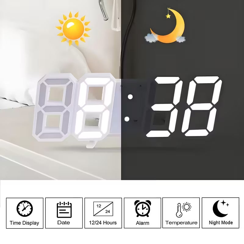 3D LED Digital Clock