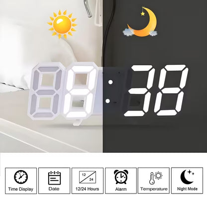 3D LED Digital Clock