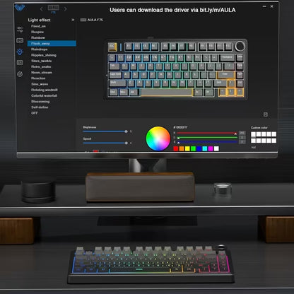 Aula F75 Mechanical Gaming Keyboard - Reef Black