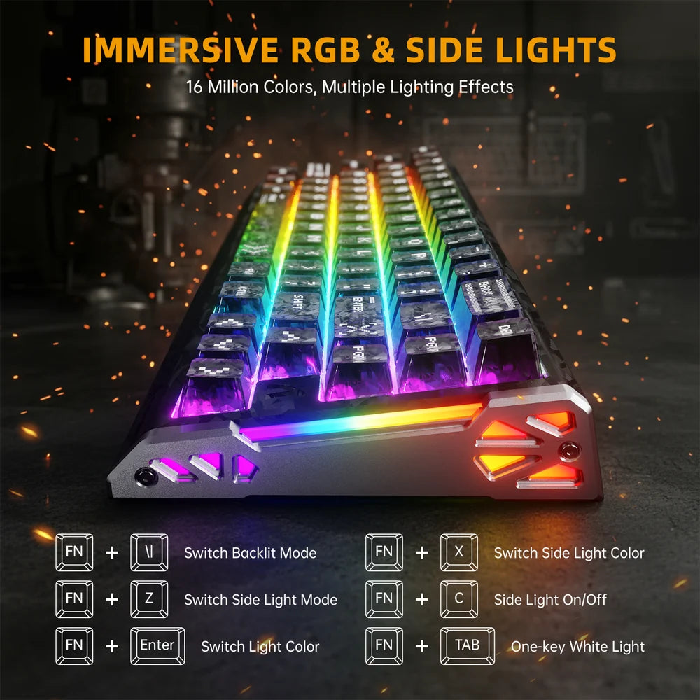 ATTACK SHARK R68 HE Magnetic Gaming Keyboard - Ink Shade