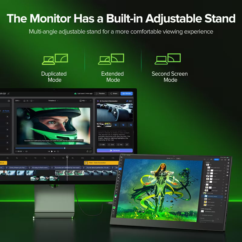 UPERFECT 15.6" Portable Monitor