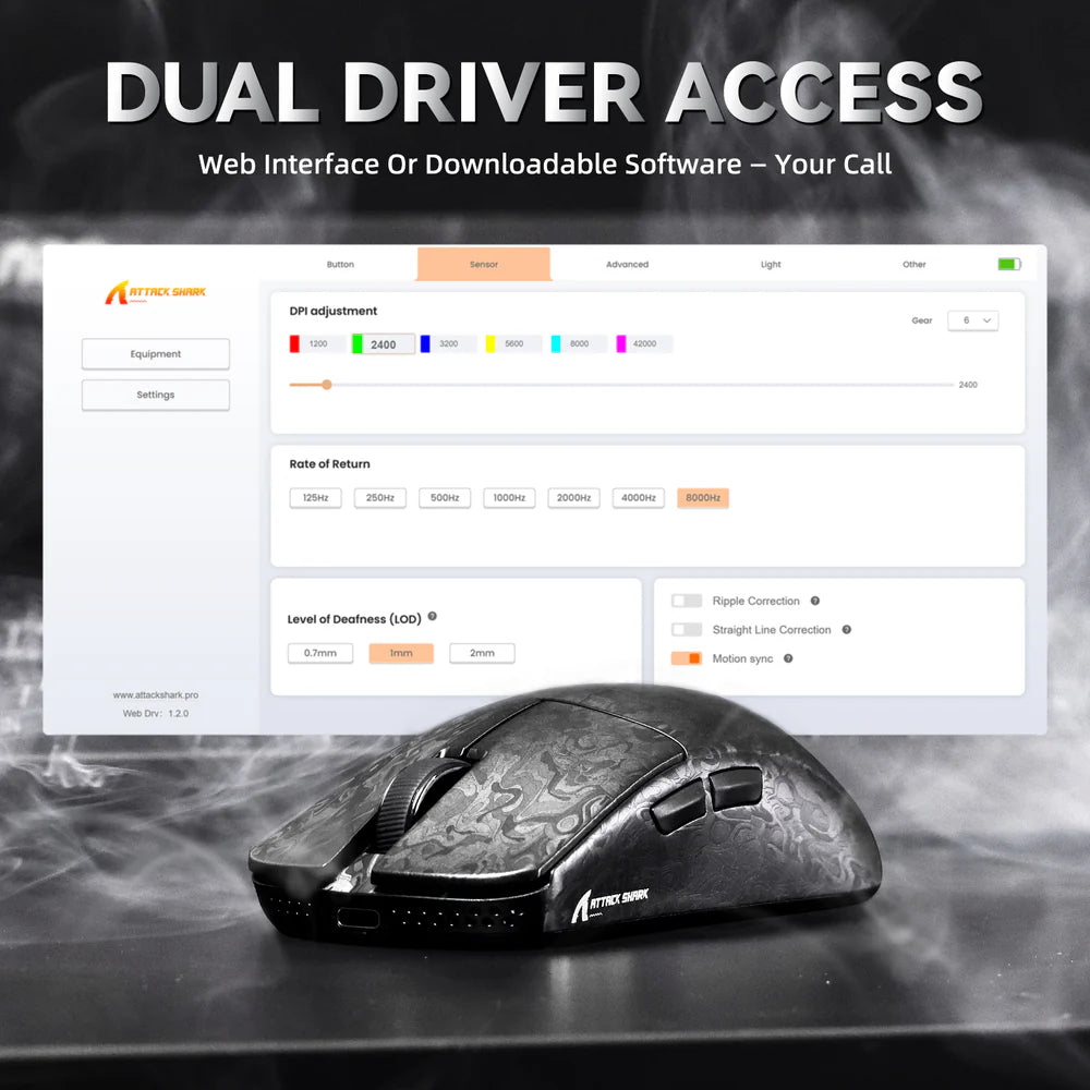 ماوس الألعاب اللاسلكي ATTACK SHARK R11 Ultra