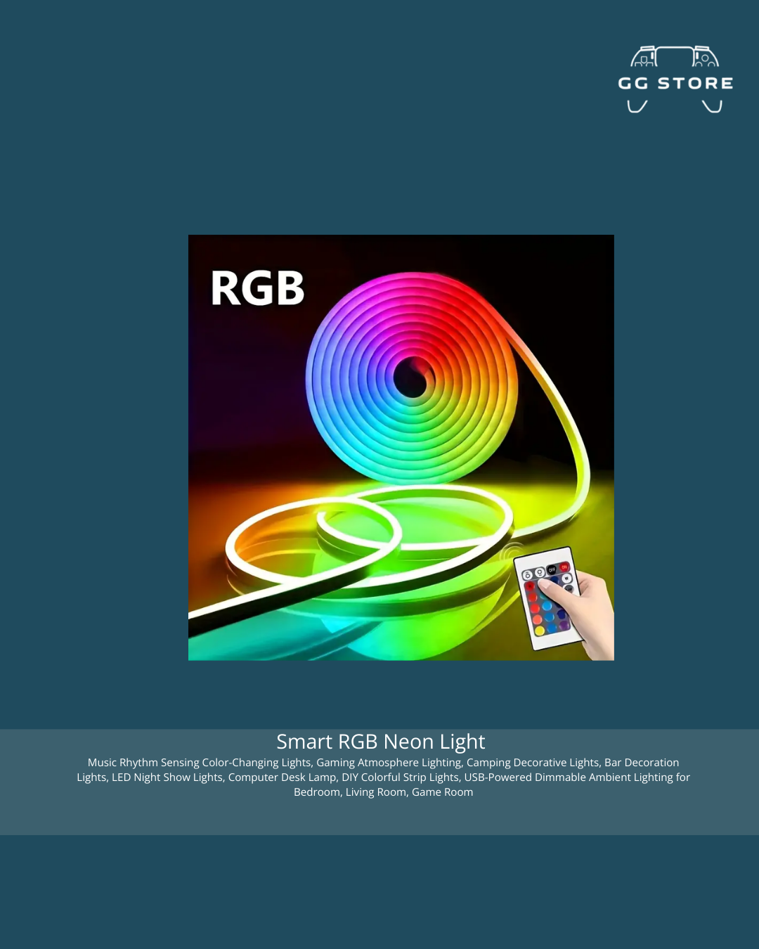 شريط إضاءة نيون RGB - بطول 5 متر