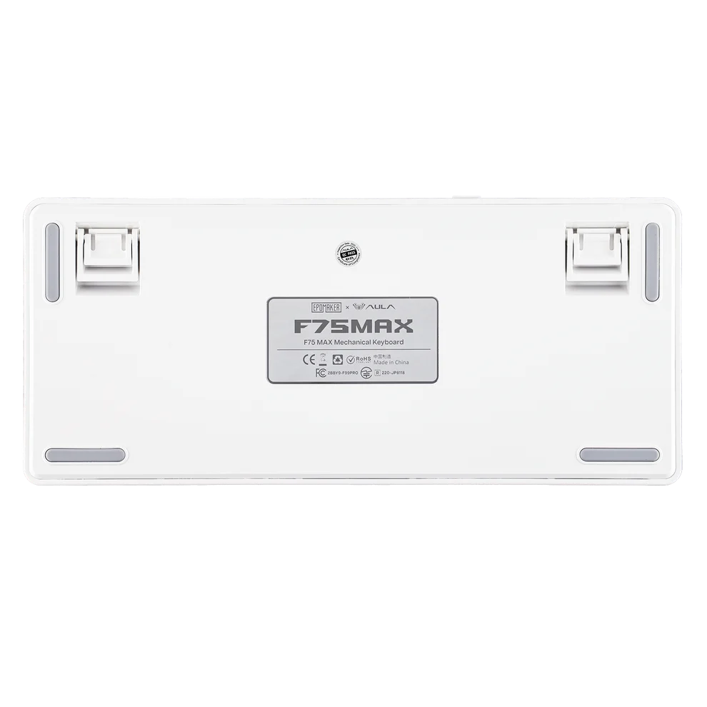 لوحة المفاتيح الميكانيكية اللاسلكية EPOMAKER X AULA F75 MAX - بودنغ الكراميل