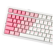 EPOMAKER X AULA F75 MAX Wireless Mechanical Keyboard - Pink & White