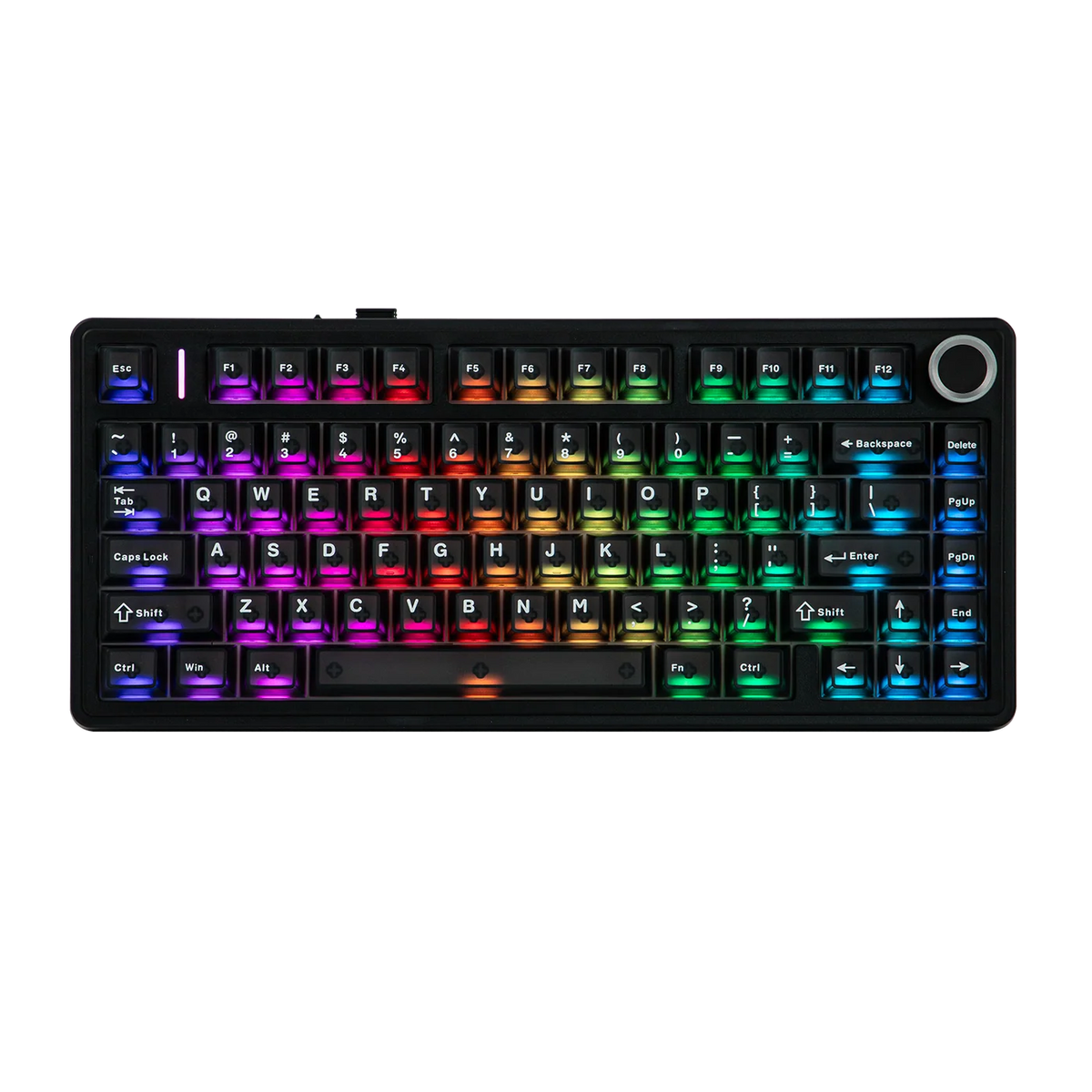EPOMAKER X AULA F75 Ultra Wireless Mechanical Keyboard - Transparent Black