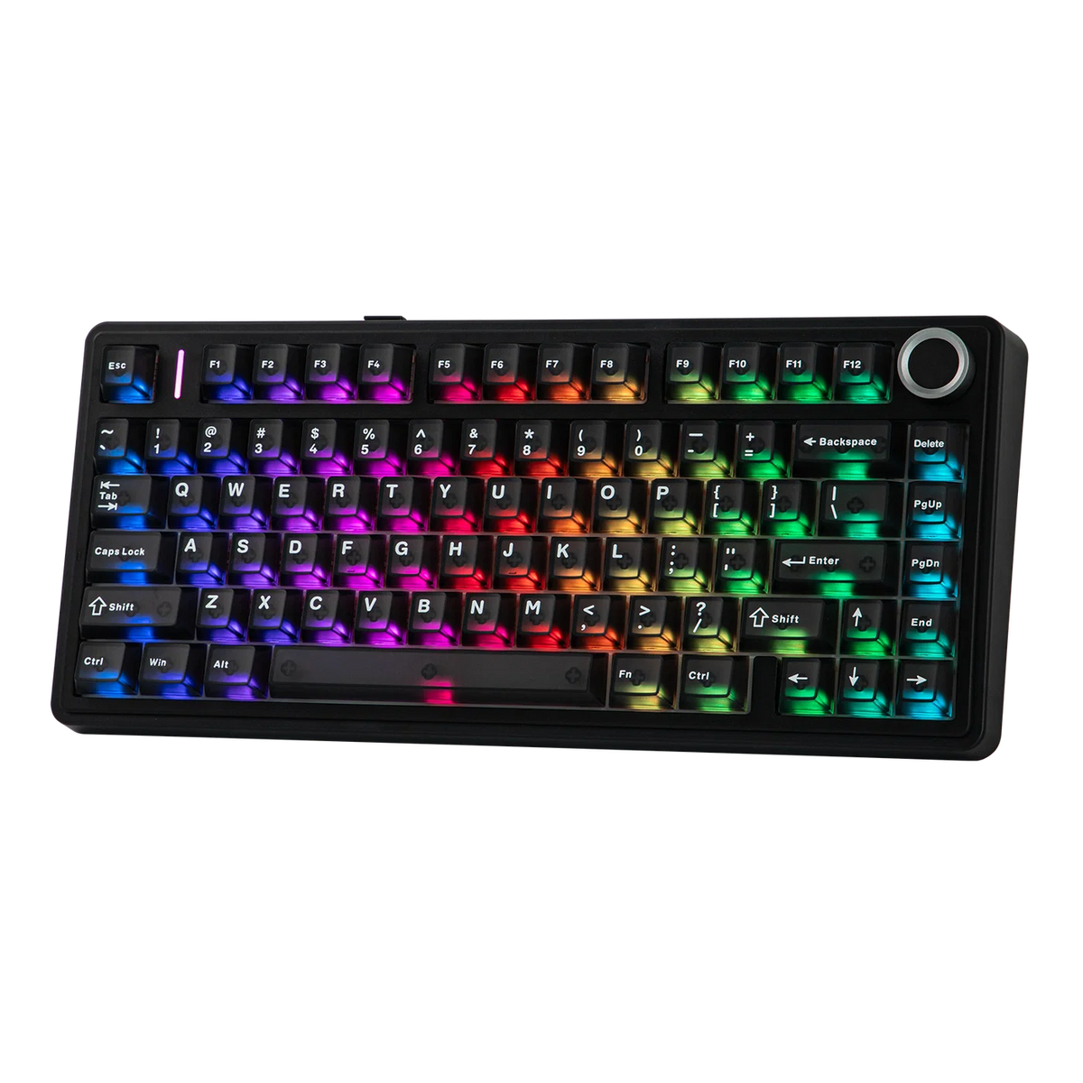 EPOMAKER X AULA F75 Ultra Wireless Mechanical Keyboard - Transparent Black