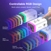 ميكروفون ديناميكي FIFINE AmpliGame AM8 USB/XLR - أبيض