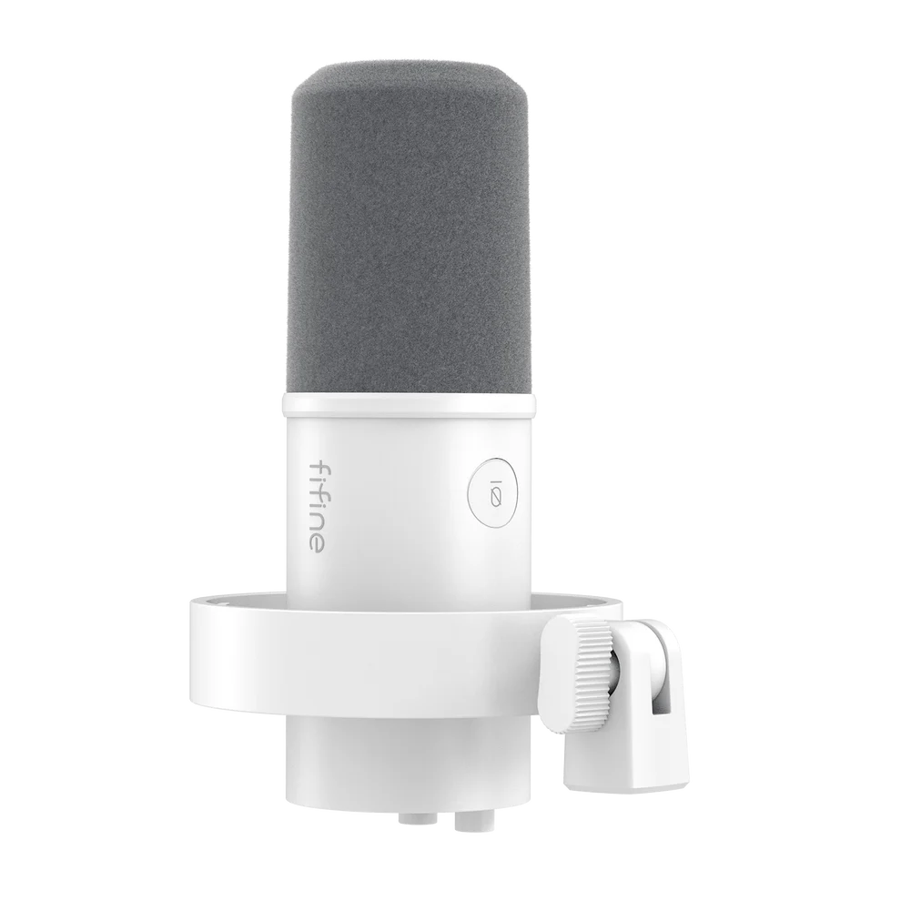 ميكروفون ديناميكي FIFINE AmpliTank K688 USB/XLR - أبيض