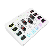 ميكسر صوت للألعاب FIFINE AmpliGame SC3 - أبيض